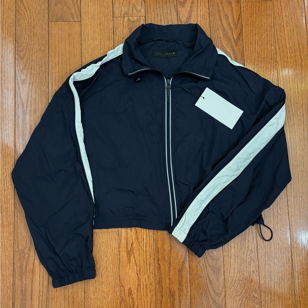 NWT Cropped Zara Windbreaker